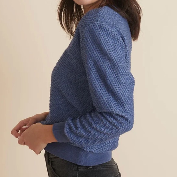 Marine Layer Birdseye crewneck pullover sweatshirt - Picture 8 of 10